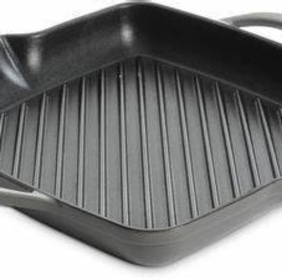 Cravings by Chrissy Teigen Enamel Cast Iron 12" Square Grill Pan - Picture 6 of 12